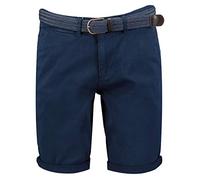 GEO NORWAY PLAGEO Men - Bermuda Chino da Uomo con Cintura Pantaloncini Corti Grandi Tasche in Cotone Taglia Regolabile Estivo