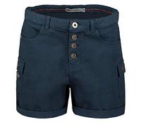 GEO NORWAY Polla Lady - Pantaloncini di Cotone Casual da Donna (Marina L)