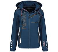 GEO NORWAY REINE LADY - Giacca Softshell Impermeabile Da Donna - Giacca Calda Con Cappuccio All'aperto - Giacca Con Zip Resistente Invernale - Attività All'aperto Escursionimarino/marina - S