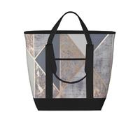 Geo Oro Rosa,Borsa porta pranzo grande capacità isolata per donne e uomini, lavoro, picnic, viaggi