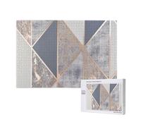 Geo Oro Rosa,Puzzle in legno da 1000 pezzi per famiglie, puzzle per adulti e adolescenti
