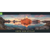 GEO - Panorama: luoghi del silenzio 2025 - Calendario da parete per la pace e la sensazione, grande formato 120 x 50 cm, con immagini Rifugio tranquillo