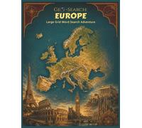 Geo-Search: Europe: Large Grid Word Search Adventure