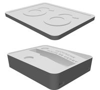 Geocache Puzzle Box with Hidden Compartment for Bike Route 66 Outdoor Game Cache