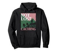 Geocaching Geocache Not Lost Just Caching Felpa con Cappuccio