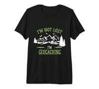 Geocaching Geocacher GPS Non Mi Sono Perso. Maglietta Premium