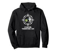 Geocaching Io Cache Dunque Sono Felpa con Cappuccio