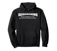 Geocaching Shirt Lascia Che i Nerd Fuori Geocaching Felpa con Cappuccio