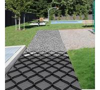 Geocell - Griglia a terra da 5,1 cm, 3 m, 4 m, 4,9 m, 6,1 m, resistente, permeabile, per pavimentazione di rinforzo, patio, sentieri, rocce (3 x 5 m)
