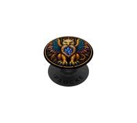 Geode Griffin Hatchling, stampa a blocchi, arte popolare e mistica PopSockets PopGrip Adesivo
