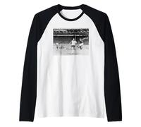 Geoff Hurst Inghilterra V Germania Ovest Coppa del Mondo di Calcio 1966 Maglia con Maniche Raglan