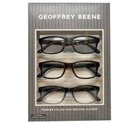 Geoffrey Beene 3 Confezione Regalo da Uomo Lettura Occhiali Nero Viola, Blu,