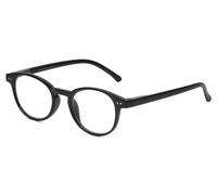 Geoffrey Beene GBR004 Uomo Ovale Blu Luce Blocco Occhiali IN Nero Argento 46mm
