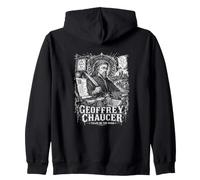 Geoffrey Chaucer racconti sulla Bella Strada Canterbury Felpa con Cappuccio
