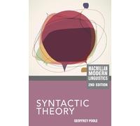 Geoffrey Poole Syntactic Theory (Tascabile) Bloomsbury Modern Linguistics