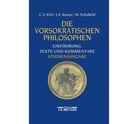 Geoffrey S. Kirk John E. Raven Malcolm Schofield Ka Die vorsokratis (Tascabile)