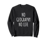 Geografia Amante Uomini Donne Bambini Cartografia Studente Insegnante Felpa