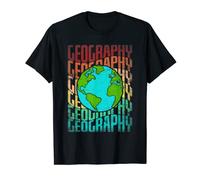 Geografia Geografo Cartografia Geosphere Maglietta