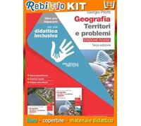 GEOGRAFIA TERRITORI E PROBLEMI EDIZIONE ROSSA 3ED - IDEE PER IMPARARE (9788808392374) - Libro Scolastico + Kit Scuola con Copertine Rebillo