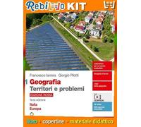 GEOGRAFIA TERRITORI E PROBLEMI EDIZIONE ROSSA 3ED - VOLUME 1 (LDM) (9788808278128) - Libro Scolastico + Kit Scuola con Copertine Rebillo