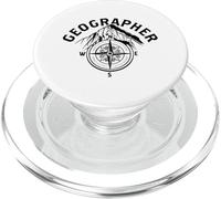 Geografo Insegnante Geografia Studente di geografia PopSockets PopGrip per MagSafe