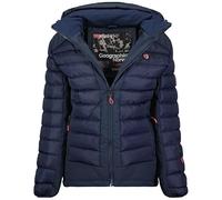 Geographical Norway Aurelien Lady - Giacca Donna Imbottita Calda Autunno-Invernale - Cappotto Caldo - Giacche Antivento A Maniche Lunghe e Tasche - Abito Ideale (Blu Marino XL)