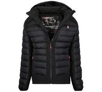 Geographical Norway Aurelien Lady - Giacca Donna Imbottita Calda Autunno-Invernale - Cappotto Caldo - Giacche Antivento A Maniche Lunghe e Tasche - Abito Ideale (Nero M)