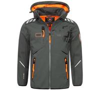 Geographical Norway Autumn Spring Jacket Softshell Outdoor Rain Transition Production H-H, Darkgray, XXL