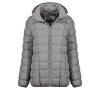 Geographical Norway Babette Lady Short Parka da Donna, Gris Clair, XL
