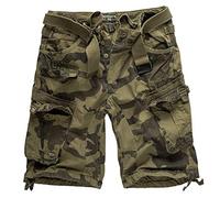 Geographical Norway Bermuda cargo da uomo Hunter con cintura e bandana UD 3XL