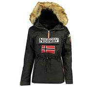 Geographical Norway Boomera Giacca, Nero, XL Donna