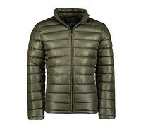 Geographical Norway Calender Basic Men - Piumino trapuntato caldo da uomo - Giacca invernale foderata da uomo - Giacca a vento a manica lunga (Khaki XL)