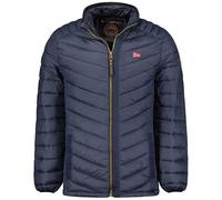 Geographical Norway Carliti Men - Giacca Uomo Imbottita Calda Autunno-Invernale - Cappotto Caldo - Giacche Antivento A Maniche Lunghe e Tasche - Abito Ideale Per Uomini (Blu Marino M)