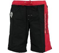 Geographical Norway Costume da Bagno Quannee Pantaloncino Uomo SQ443H-GN-nero-L