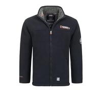Geographical Norway Distribrands Ubolt Men - Uomo Warm Thick Fleece Zip - Uomo Warm Winter Sweatshirt Jacket Soft - Felpa A Maniche Lunghe Foderata - Ideale Autunno Inverno (Marino-M)