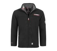 Geographical Norway Distribrands Ubolt Men - Uomo Warm Thick Fleece Zip - Uomo Warm Winter Sweatshirt Jacket Soft - Felpa A Maniche Lunghe Foderata - Ideale Autunno Inverno (Nero-XL)