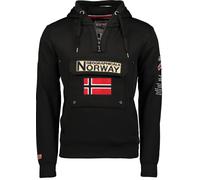 Geographical Norway Felpa con cappuccio / Pullover Gymclass Db Uomo 100 L Nero