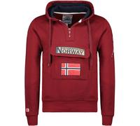 Geographical Norway Felpa con cappuccio / Pullover Gymclass Db Uomo 100 L Rosso