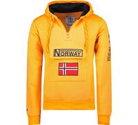 Geographical Norway Felpa da Uomo Gymclass Men (Arancione Fluorescente, S)