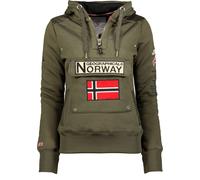 Geographical Norway - Felpa da Uomo Modello Gymclass Ass A 007 (Kaki, s)