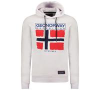 Geographical Norway Felpa Geonorway Con Cappuccio Bianco Uomo