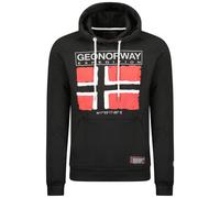 Geographical Norway Felpa Geonorway Con Cappuccio Nero Uomo
