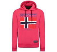 Geographical Norway Felpa Geonorway Con Cappuccio Rosa Uomo