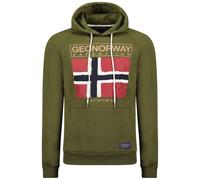 Geographical Norway Felpa Geonorway Con Cappuccio Verde Uomo