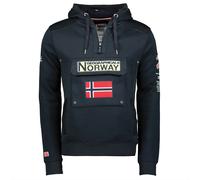 Geographical Norway Felpa Gymclass con Cappuccio Blu Uomo