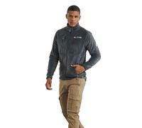 Geographical Norway Upload Men - Pile caldo con zip da uomo - Giacca di felpa invernale morbida e calda da uomo - Morbida fodera a maniche lunghe per il sudore (Grigio_scuro L)