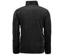 Geographical Norway Upload Men - Giacca Uomo Pile Sottile Zip - Giacca Calda L'Autunno Inverno Primavera - Maglione Pelliccia Maniche Lunghe - Morbido Comfort All'Aperto (Nero M)