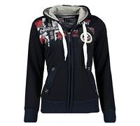 Geographical Norway FESPOTE Lady - Felpa da Donna con Cappuccio (Marino, L)