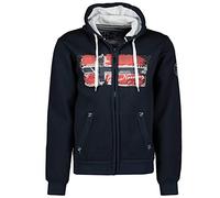Geographical Norway Gayto Men Felpa con Cappuccio, Blu Scuro, S Uomo