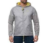 Geographical Norway Giacca da pioggia da uomo Boat Men Grigio chiaro M